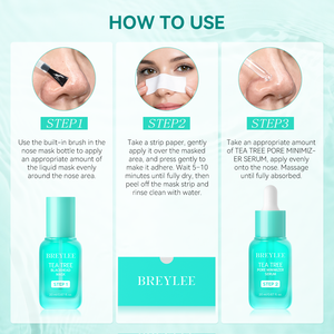 BREYLEE ทีทรี ดีพ คลีนซิ่ง แบล็คเฮด แคร์ มาส์ก สเต็ป 1 เซรั่ม - Product Image 6