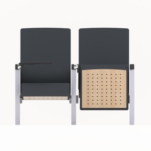 Sillas de Auditorio para Recolección de Imágenes, Sillas Metálicas en Fila con Pasamanos para Uso en Teatro y Conferencias - Product Image 3