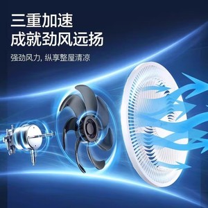 Ventilateur sur pied Midea 18 28,9 pouces avec télécommande, fonctionnement silencieux, utilisation en chambre - Product Image 3