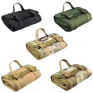 Colchoneta de Tiro Plegable Portátil para una Persona, Resistente a la Humedad, Enrollable y Acolchada, para Soldados, <span class=keywords><strong>Camping</strong></span>, Antideslizante - Product Image 1