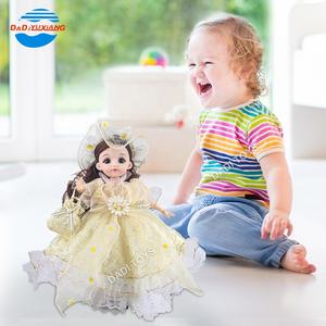 Vêtements de poupée à visage articulé habiller les enfants jouets fille cadeaux, fille en plastique enfants beau pendentif mobile jouets articulés poupées - Product Image 4