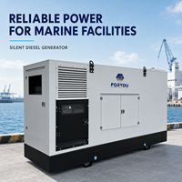 Groupe électrogène diesel silencieux 400 kVA, groupe électrogène diesel silencieux industriel à refroidissement par eau avec système de démarrage automatique ATS