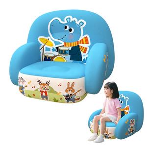 Chaises gonflables pour enfants pour le camping en plein air, motifs d'animaux mignons, siège gonflable en PVC pour enfants, canapé gonflable imperméable pour les fêtes - Product Image 1