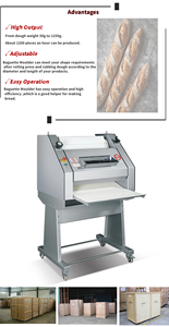 电动长法国面包面团成型机廉价面包卷长棍面包成型机生产线制作羊角面包小麦水 - Product Image 3