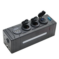 Boîte de commande électrique multifonctionnelle pour camping-car 24V 50A IP65 avec allume-cigare, alimentation USB, interrupteur et disjoncteur