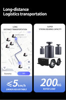 Lidar – robot de livraison à l'extérieur à conduite automatique, véhicule de livraison autonome à roues avec une charge utile importante