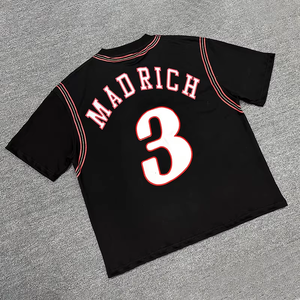 Camisetas de Algodón <span class=keywords><strong>Jersey</strong></span> de Alta Calidad para Hombre, Estampado DTG, <span class=keywords><strong>Rayas</strong></span>, Apliques, Bordados, Tallas Grandes, Marca DIHUI - Product Image 2