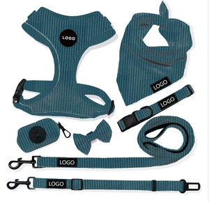 Paracord Collar Silicone Spike Led Pet Pvc <strong>Dog</strong> <strong>Harness</strong> Soft Leash Air Tag Airtag Cat Flower Vegan Leather - Product Image 1