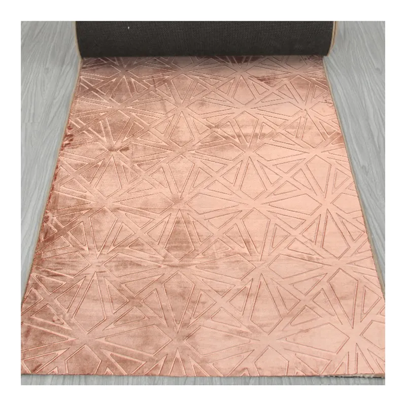איכות טובה 4 מטרים רוחב קיר לקיר שטיח בולט raschel מינק שטיח עבור לוב שוק