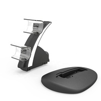 Support de charge DualSense 2 en 1 pour PS5, station d'accueil Type-C haute vitesse pratique avec support de console pour joystick, accessoires de jeu