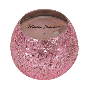 Bougie parfumée ronde décorative en verre, petite, style bohème décontracté, pour usage intérieur et extérieur - Product Image 2