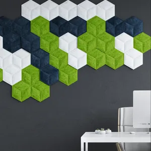 Hexagon Acoustic Foam Panels Eco Friendly Acoustic Panel Acoustic Soundproof Panels