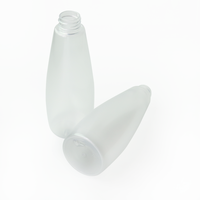 Bouteilles à pompe ovales en PET rechargeables pour emballages cosmétiques, soins de la peau, lotion, huile essentielle, shampoing pour cheveux, 400 ml, 100 % recyclables