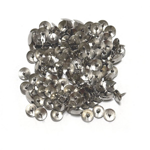 Factory Direct 50 Pcs Box of Silver Metal Nickel Plating Pushpins Round Head Thumb Tacks for <b>Office</b> Stationery - Product Image 2