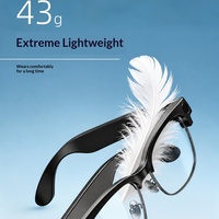Lunettes Intelligentes Transfrontalières E09B avec Caméra 8MP pour Appels Vocaux, Lecture Musicale, Contrôle Tactile et Chargement Type-C