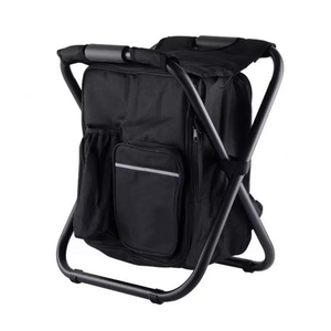 Muebles de exterior plegable deporte senderismo caza Picnic Camping taburete Silla de pesca con respaldo y bolsa más fresca - Product Image 6