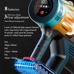 V15 3-Gear Adjustable Cordless <strong>Vacuum</strong> <strong>Cleaner</strong> 40000Pa Super Suction Anti-Tangle Brush Multi-Accessory Home Carpet <strong>Care</strong> LED 650W - Product Image 3