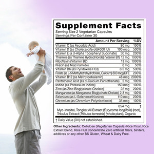 كبسولات خصوبة الذكور المخصصة OEM/ODM مع مستخلصات عشبية طبيعية تدعم التوازن الهرموني وملاحق حركة الحيوانات المنوية - Product Image 2