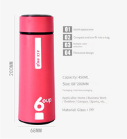 Nouvelle bouteille d'eau créative avec doublure en verre, cadeau publicitaire, simple, pour étudiants, idéale pour les grands magasins