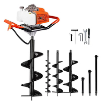 Perceuse au sol portable à haute puissance pour la maison excavatrice à essence multifonctionnelle agricole petit pilote de pile d'arbre de jardin