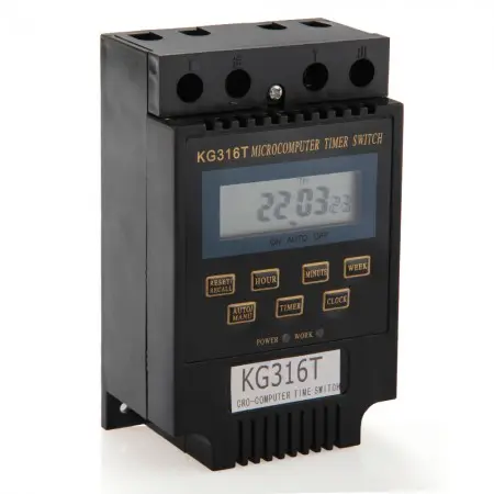 KG316T LCD 디지털 마이크로컴퓨터 시간 제어 타이머 컨트롤러 스위치 AC24V