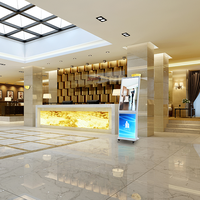 Écran publicitaire LCD personnalisé de 32 pouces, kiosque d'affichage intérieur et signalétique pour les magasins de détail