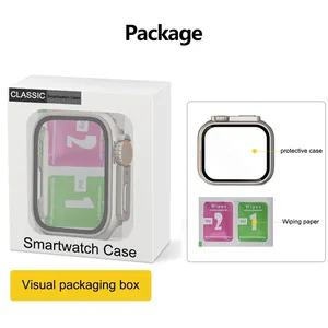 Coque en verre ultra-résistant pour <span class=keywords><strong>Apple</strong></span> <span class=keywords><strong>Watch</strong></span> Ultra Series 4/5/6/7/8/9/10/11, installation en une seule étape, intégration coque-membrane - Product Image 6