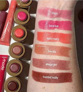 Rubor en Barra Multicolor <span class=keywords><strong>de</strong></span> Alta Pigmentación y Larga Duración, <span class=keywords><strong>Maquillaje</strong></span> Monocromático para Mejillas, Acabado Natural, Resistente al Agua, Mineral - Product Image 3