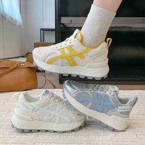 Zapatillas Deportivas con Plataforma para Mujer, Zapatos Casuales Cómodos para Caminar, Diseño Moderno con Suela Gruesa - Product Image 2