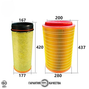 Kit Filtro Carburante WOLUN per Mercedes- Actros/Antos/Arocs/Atego-OE 473 180 08 09L5104f PF9908 A4720900451 Alta Efficienza per Camion - Product Image 2