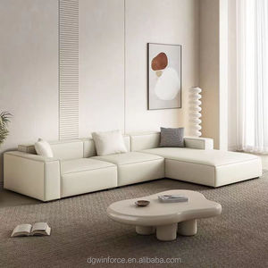 Winforce Lớn L Hình Dạng Ghế <span class=keywords><strong>Sofa</strong></span> Bán Buôn Tối Giản Ghế <span class=keywords><strong>Sofa</strong></span> 3 4 5 Chỗ Ngồi Nhung Trắng Vải Sàn Góc <span class=keywords><strong>Sofa</strong></span> - Product Image 4