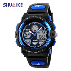 Montre à quartz pour enfants, étanche, à double affichage, numérique LED, vente chaude en usine - Product Image 6