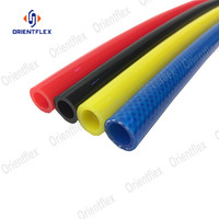 Tuyau pneumatique flexible et durable de marque Orientflex, tressé en PU, 3 mm-15 mm, bleu jaune