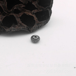 yunnique Stainless Steel Pumpkin Beads 6mm <b>Spacer</b> For Bracelet Making DIY Jewelry Accessories - Product Image 1