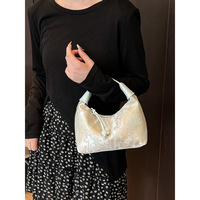 Sac à bandoulière pour femme, style Hanfu chinois, nouvelle tendance nationale, brodé, fermeture éclair, doublure polyester, 2025