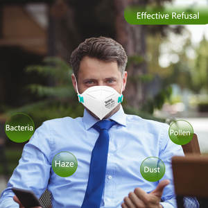 Masker Debu Lipat Sekali Pakai dengan Katup, Kain Non-Woven, Disetujui NIOSH untuk Respirator - Product Image 5