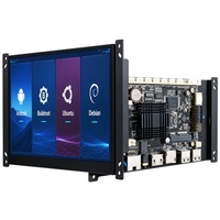Panel PC de Marco Abierto de 7 y 10.1 Pulgadas con Pantalla Táctil Resistente al Agua, RK3568, Android 11, HMI Integrado para Kiosco/Industria