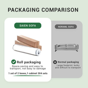 इतालवी न्यूनतम टोफू ब्लॉक मॉड्यूलर सोफे सेट मुक्त संयोजन 6 सीटें उच्च घनत्व स्पंज लिविंग रूम सोफे कुर्सी - Product Image 5