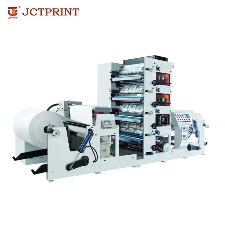 Máquina de impresión RY-320, máquina de impresión flexográfica en 4 colores