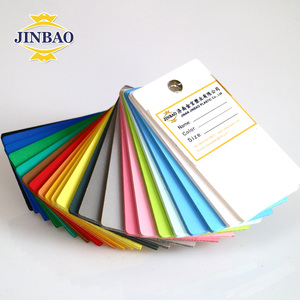 Jinbao การพิมพ์พลาสติกสีขาวมันวาวขนาด1220*2440*3มม. แผ่นโฟมโพลียูรีเทนความหนาแน่น0.6แผ่นพีวีซีฟรีแผ่นโฟม - Product Image 3
