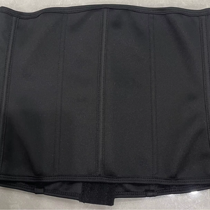 Corset amincissant noir tendance - Baleines en acier ajustables, gaine sculptante pour le contrôle du ventre et le soutien du dos - Product Image 2