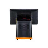 Scangle nouveau modèle de système de point de vente/machine de point de vente avec imprimante intégrée de 80mm pour moniteur à écran tactile capacitif de restaurant/pos tout-en-un