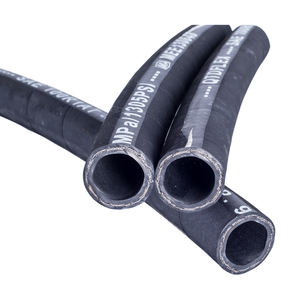 Tuyau en caoutchouc tressé noir Flexible haute température haute pression pour vapeur eau huile livraison d'air coupe personnalisée disponible - Product Image 1