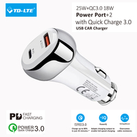 Oem Duo Port New Gan Gos Kit de carga 18W 20W 30W 38W 12V 32V Usb 3,0 Qc3 Ai Qi2 En 5V 3A Ce Rc Mi Pd Tipo C Cargador de coche