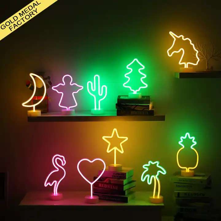 neon party supplies decorations night led