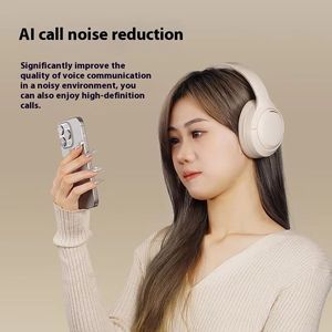 Audífonos Inalámbricos de Cuero y Metal con Cancelación de Ruido Activa (ANC) y Cancelación de Ruido Ambiental (ENC), Resistentes al Agua IPX5, Más de 20 Horas de Batería, Cómodos para Jugar, <span class=keywords><strong>AAC</strong></span> Dinámico, Venta al Por Mayor - Product Image 4