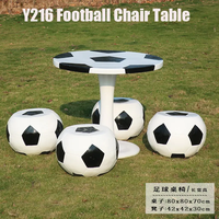 Ensemble table et chaises Y214 pour café, confiserie, crèmerie – Chaises de loisirs intérieures/extérieures en fibre de verre, tabourets modernes en forme de cône pour bureau d'attente