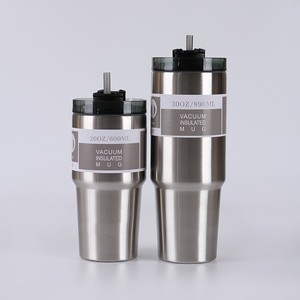 Stainless Steel Tumbler 20Oz 600Ml Vacuum <b>Insulated</b> <b>Mug</b> For Outdoor Travel With Straw - Product Image 1