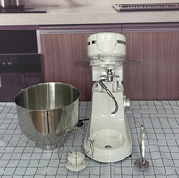 Batteur sur socle électrique en acier pour cuisine, 5-10L, 6 vitesses, 1000W, pour usage commercial et domestique