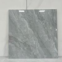 Carreaux de sol en marbre gris poli 600x600mm de l'usine de Foshan pour hall d'hôtel, résistants à l'usure, brillants, Carreaux de Sol 60x60